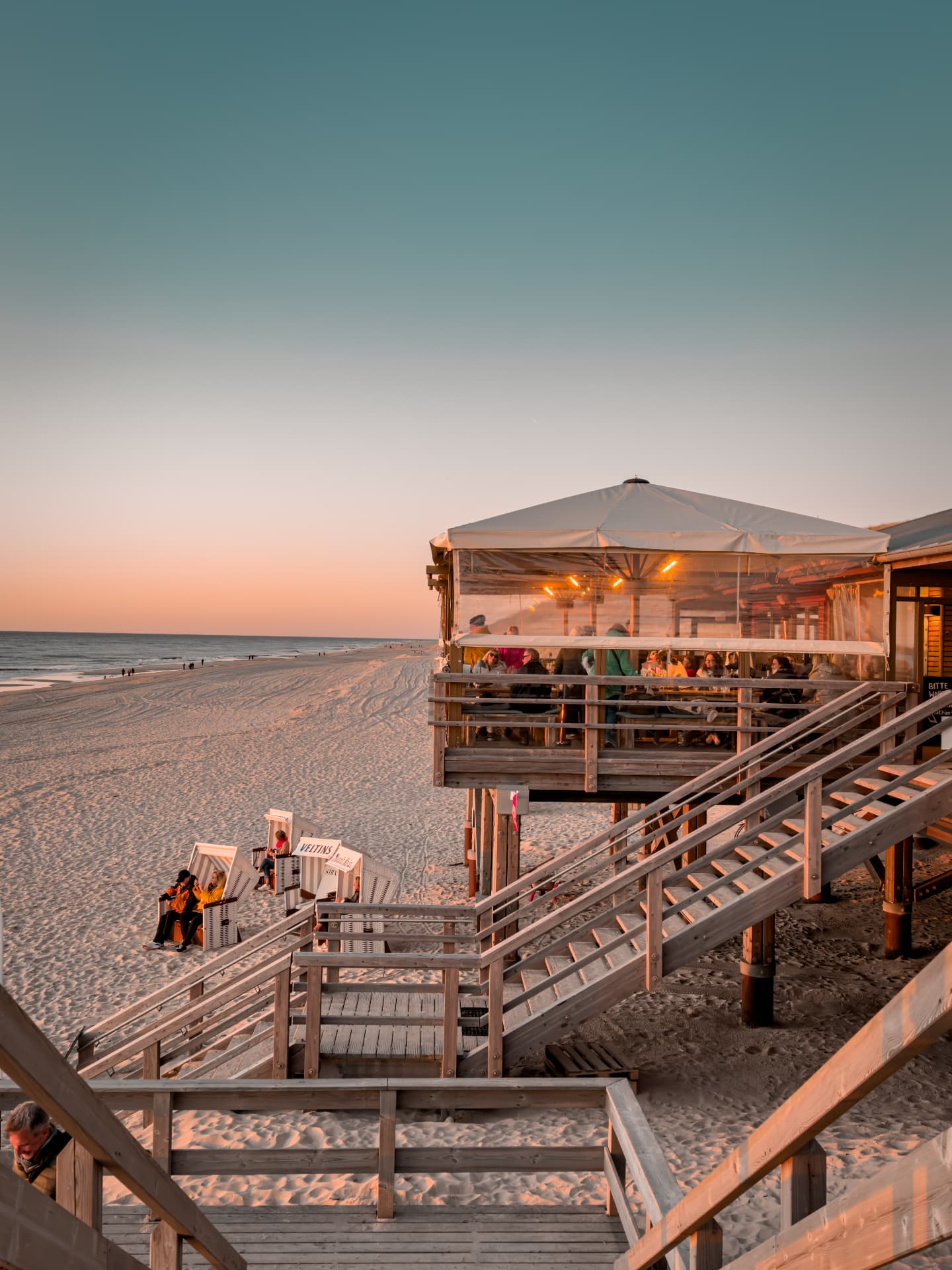 Strand auf Sylt am Abend